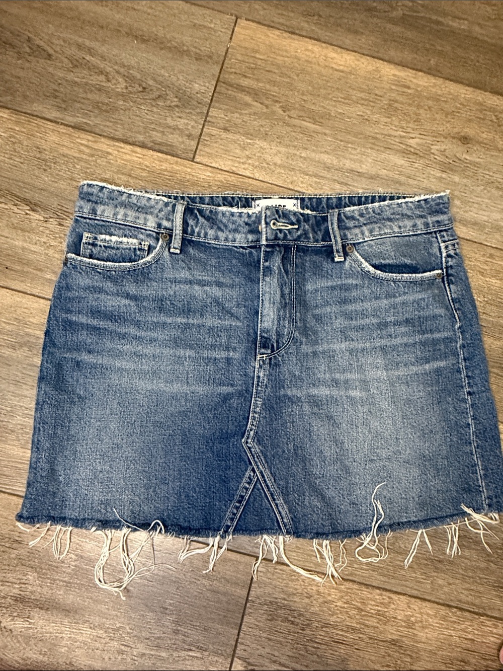Paige Alethea Vale Denim Mini Skirt Size 27